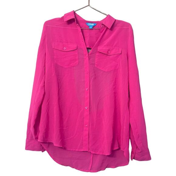 L'Amour Nanette Lepore Pink Backless Blouse - Size Medium - Picture 1 of 5